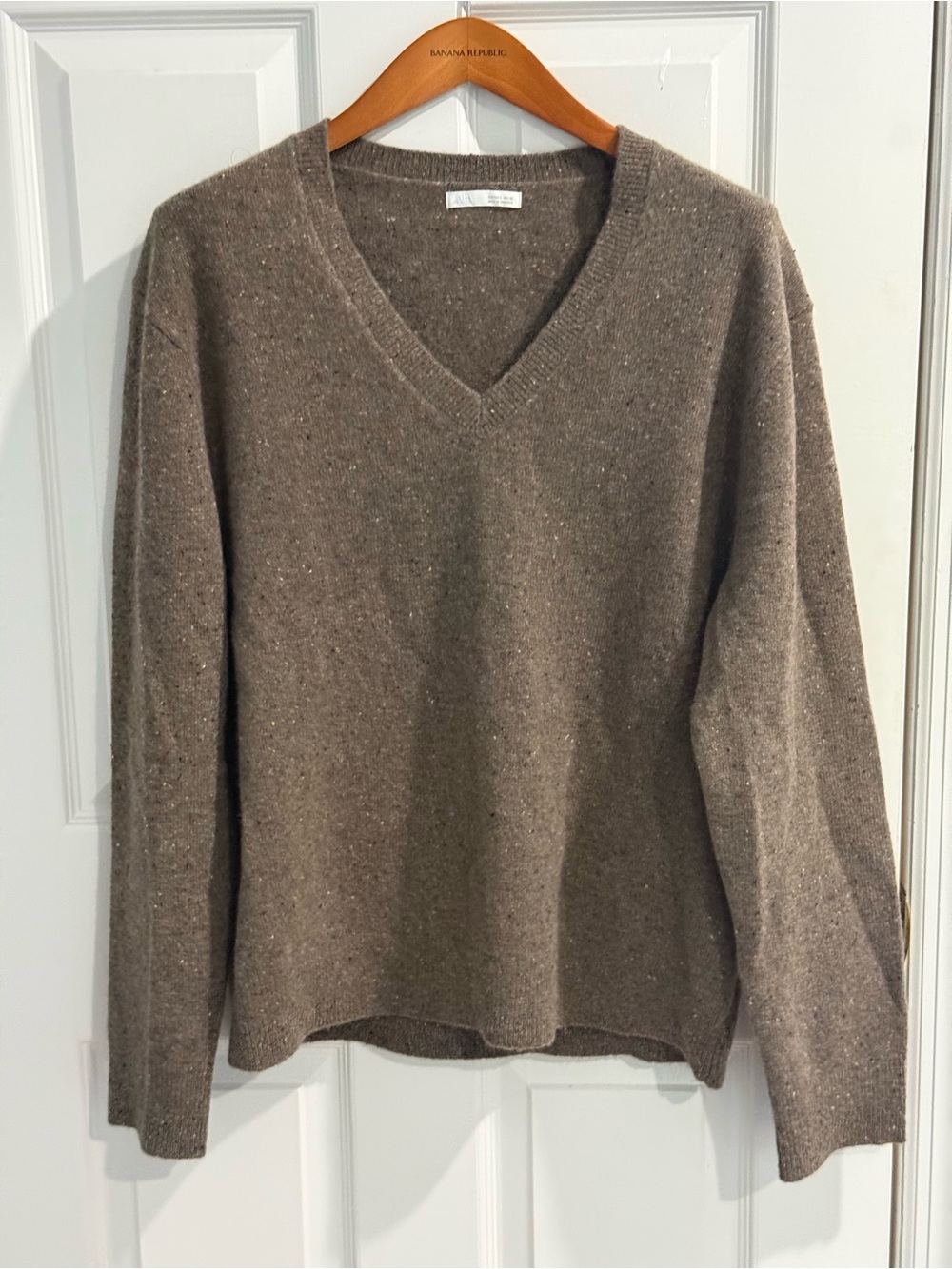 100% Wool Zara Brown Speckled Men's Sweater